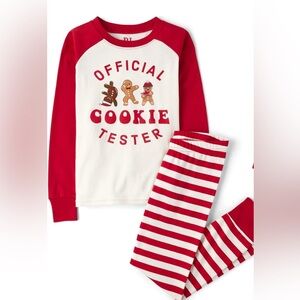 The Children's Place Baby “Official Cookie Tester” Holiday Pajama Set Size 0-3M